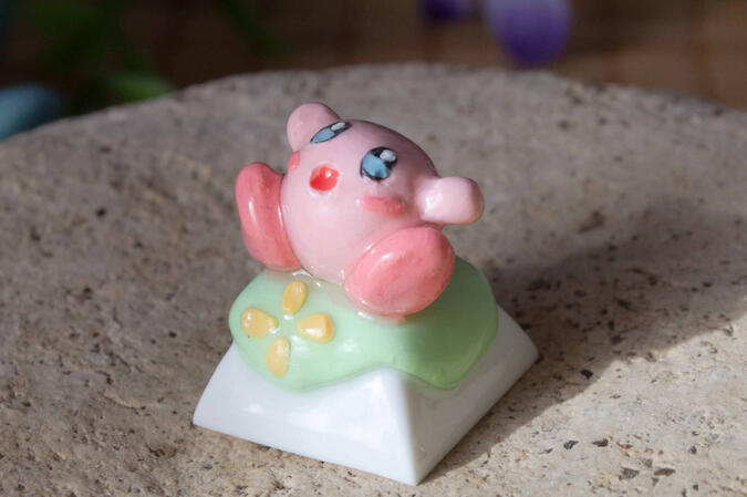 Happy Kirby Keycap