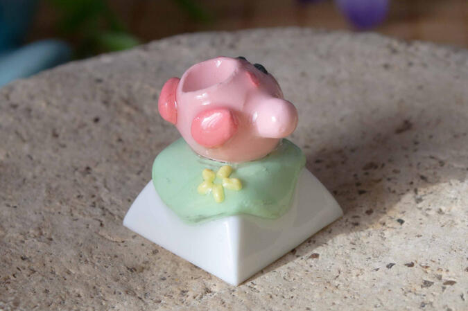 Hungry Kirby Keycap