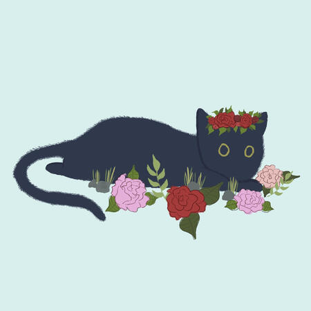 Rose cat