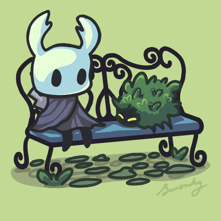 The Knight from Hollow Knight