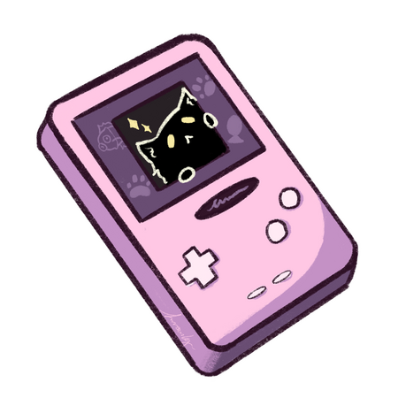 Cat gameboy